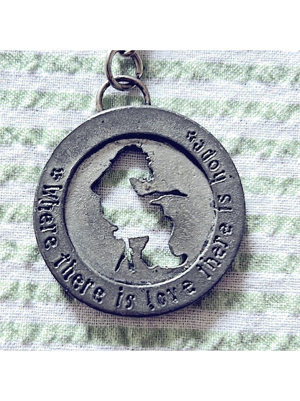 Widespread Panic Mikey Cutout Silver Keychain with Engraved Design 1 of a Kind
